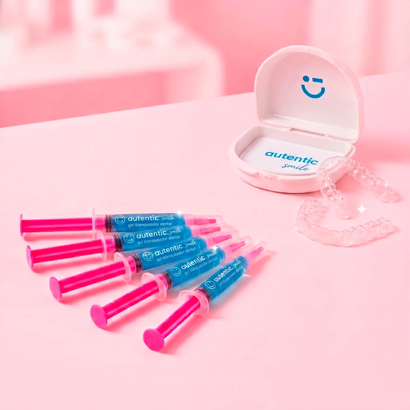 Kit Blanqueador Profesional 5: 5 jeringas de gel blanqueador Autentic Smile